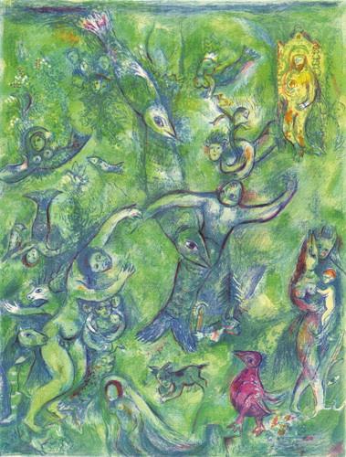 Abdullah a découvert avant lui le contemporain Marc Chagall Peintures à l'huile